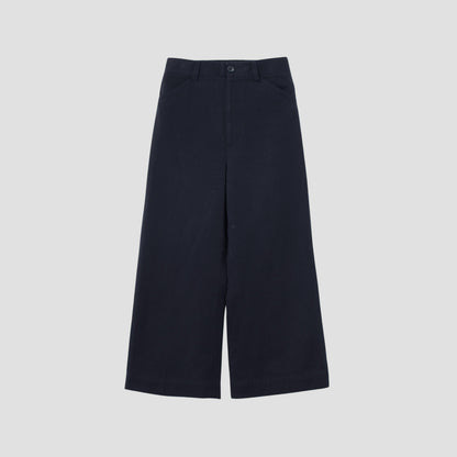 COTTON LINEN TWILL TROUSERS