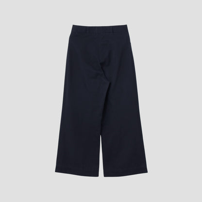 COTTON LINEN TWILL TROUSERS
