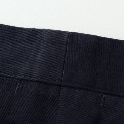 COTTON LINEN TWILL TROUSERS