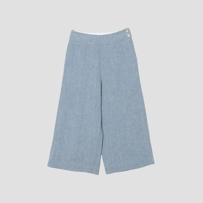 END ON END LINEN TROUSERS