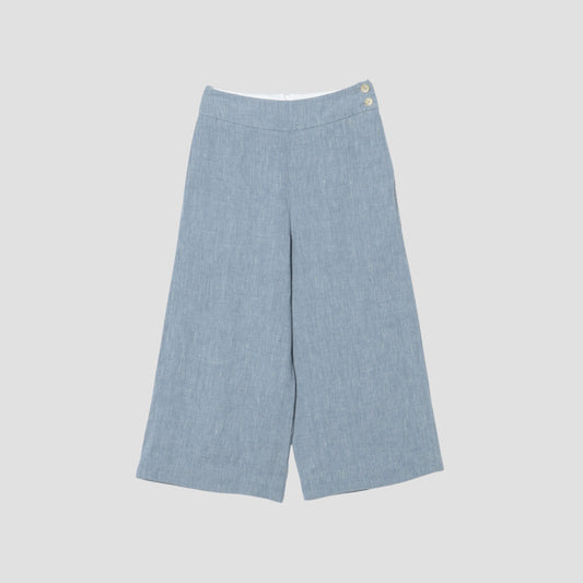 END ON END LINEN TROUSERS