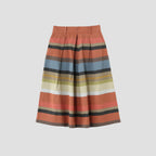 MULTI STRIPE COTTON SKIRT