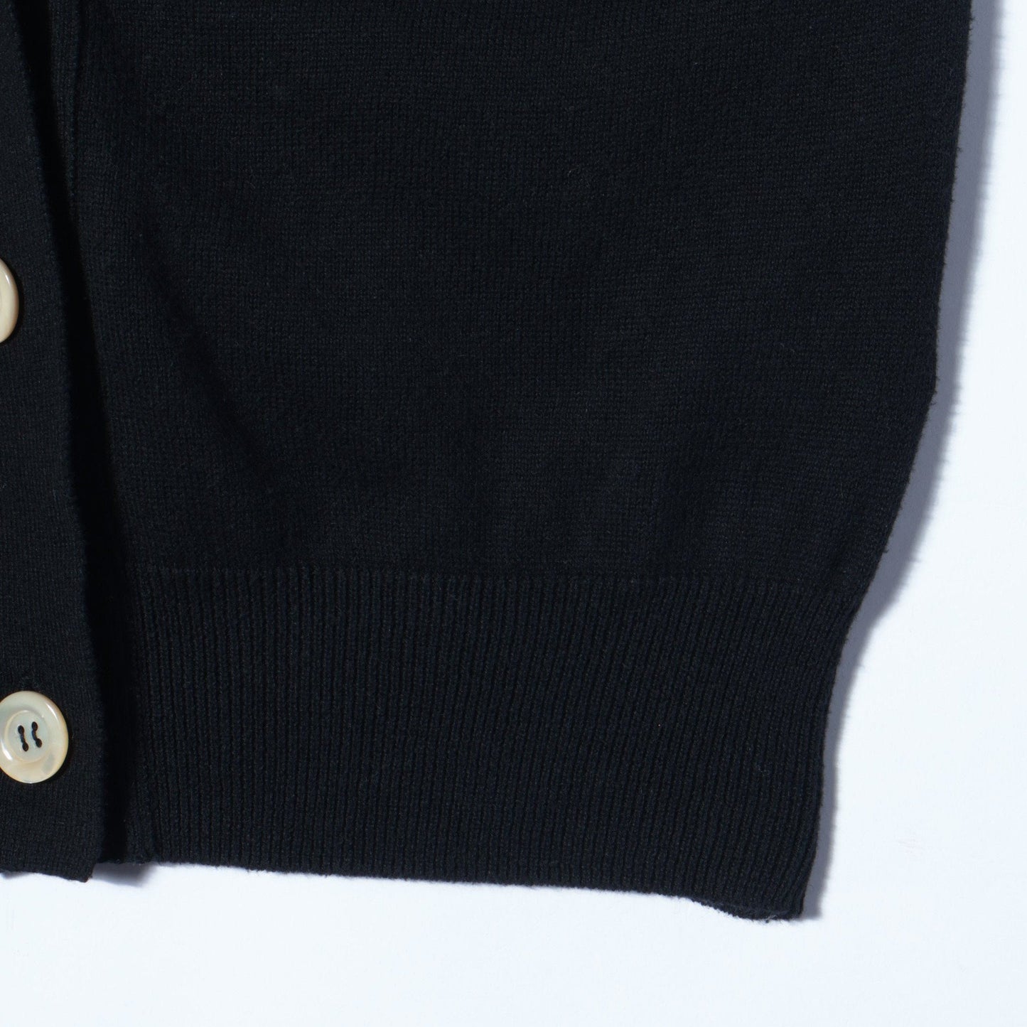 COTTON CASHMERE V NECK CARDIGAN KNIT