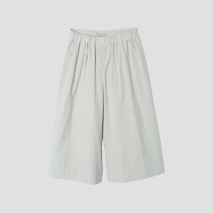 WASHED COTTON POPLIN TROUSERS