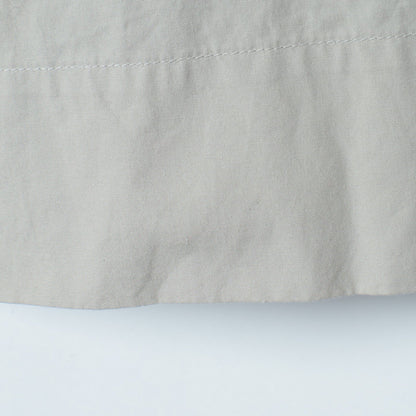 WASHED COTTON POPLIN TROUSERS