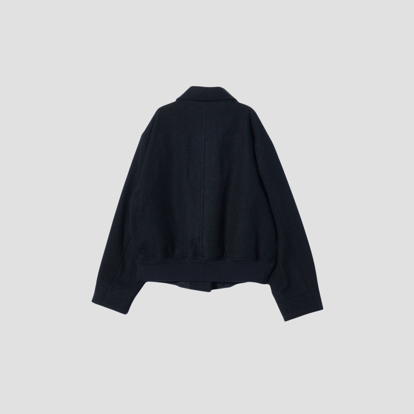 COARSE WOOL MELTON BLOUSON