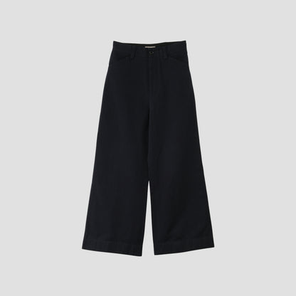COTTON LINEN TWILL TROUSERS