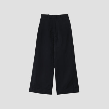 COTTON LINEN TWILL TROUSERS