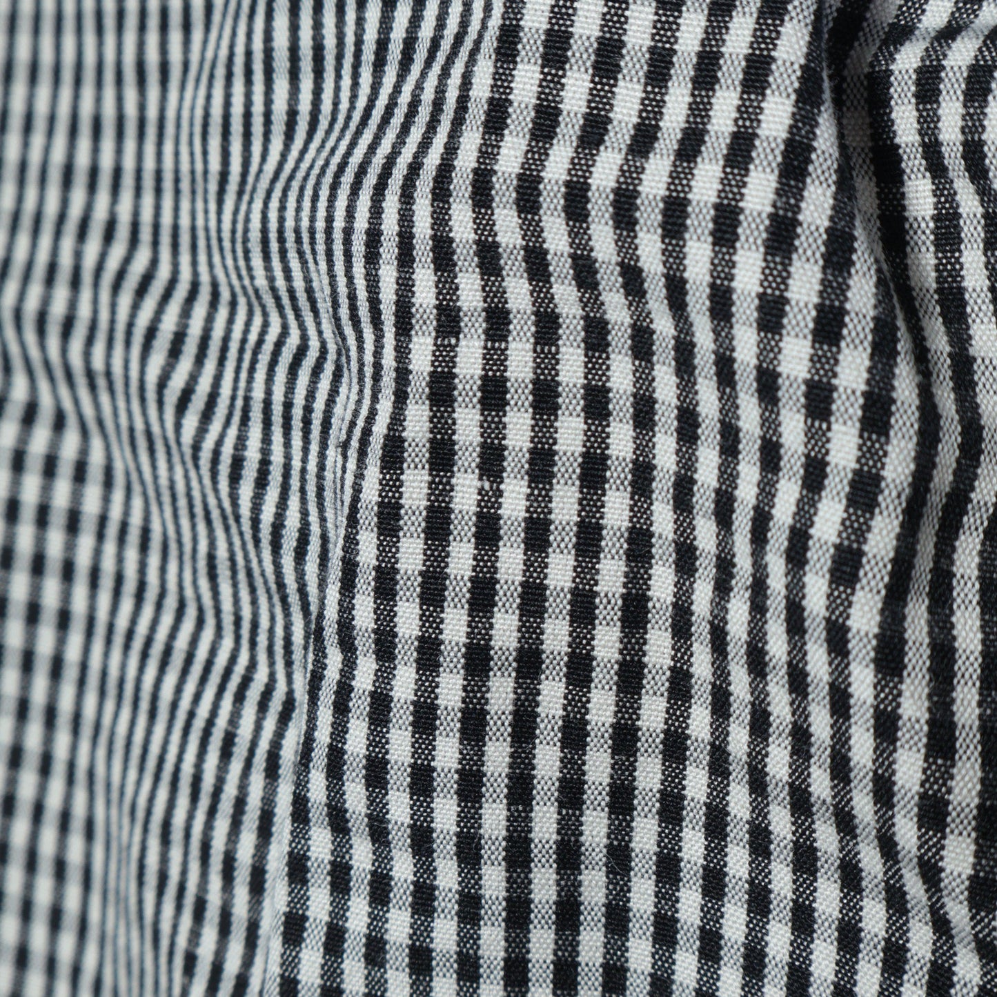COTTON LINEN GINGHAM TROUSERS