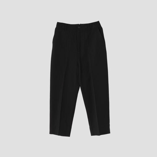 COTTON LINEN TWILL TROUSERS