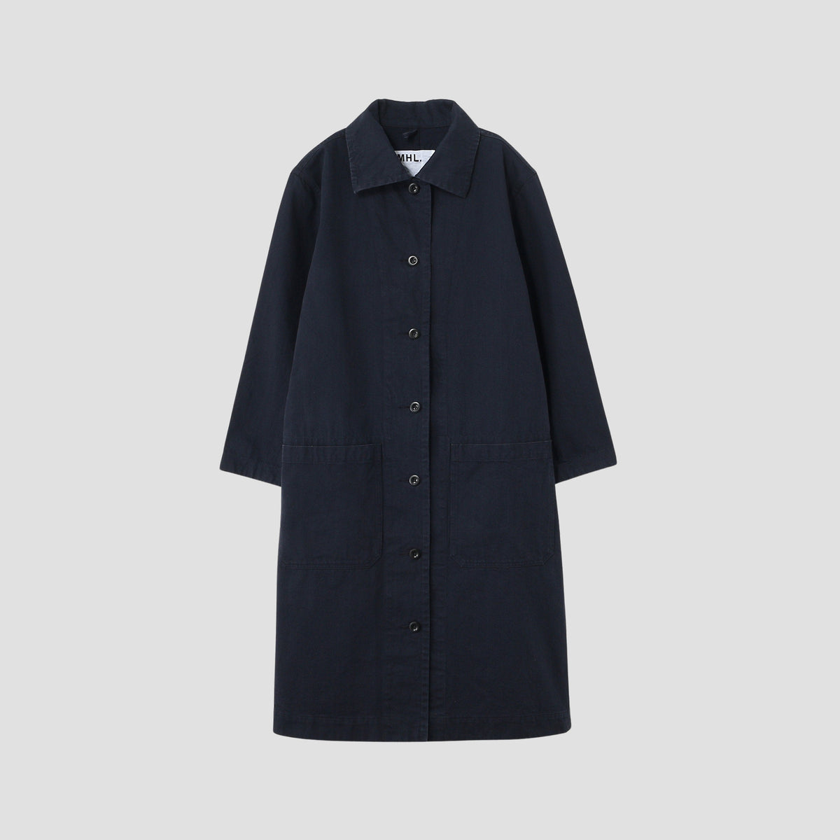 YARN DYE COTTON TWILL DRESS