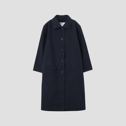 YARN DYE COTTON TWILL DRESS