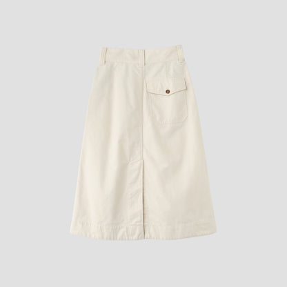 WORKWEAR COTTON TWILL SKIRT