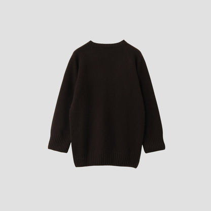 OVERSIZED V NECK JUMPER KNIT