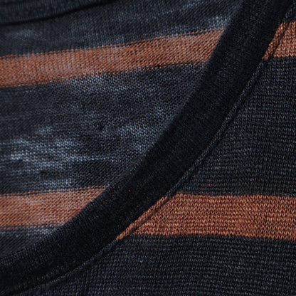 STRIPE LINEN JERSEY
