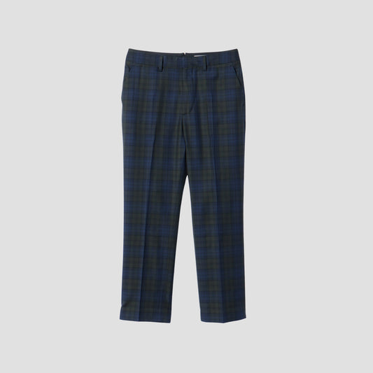 WOOL BLACKWATCH TROUSERS
