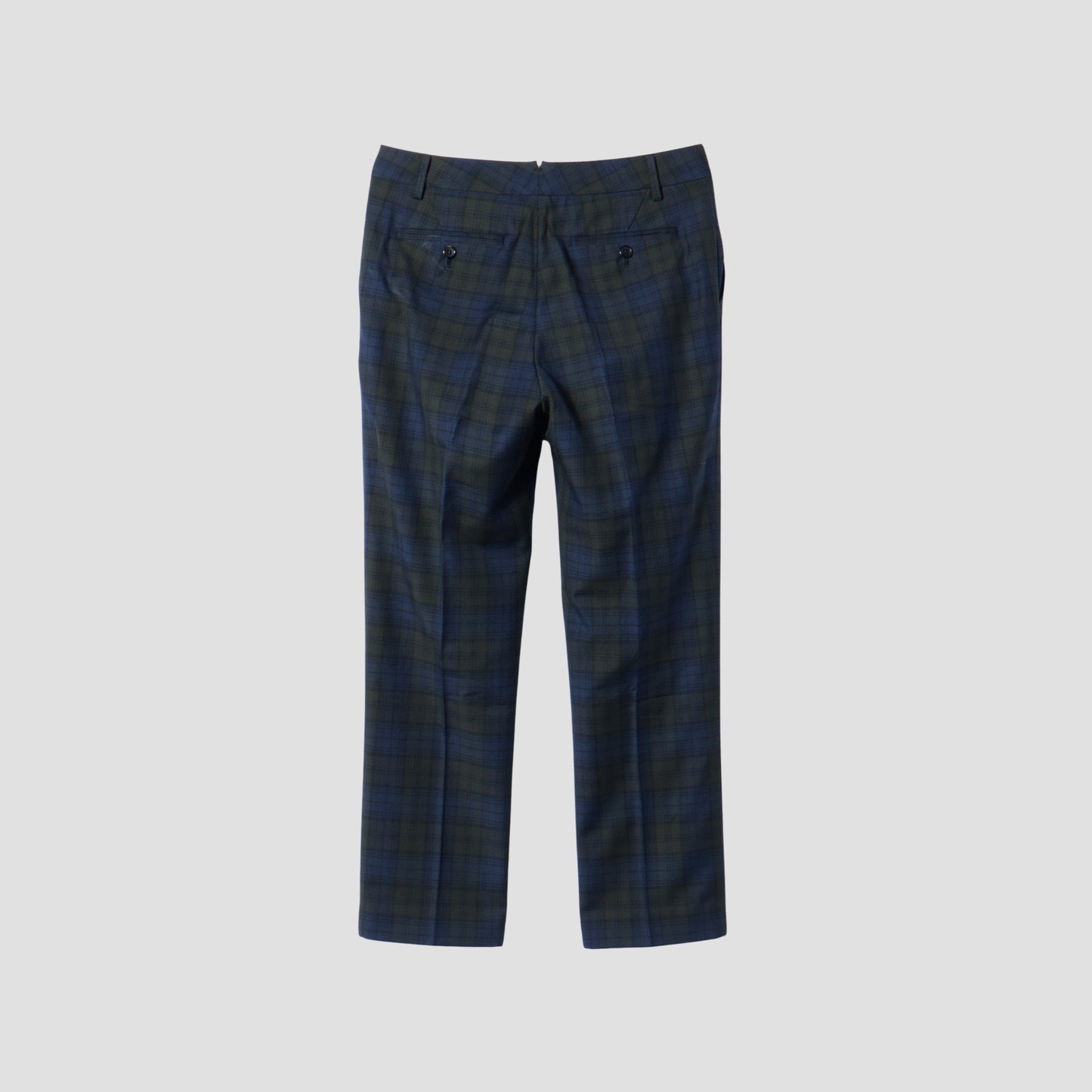 WOOL BLACKWATCH TROUSERS