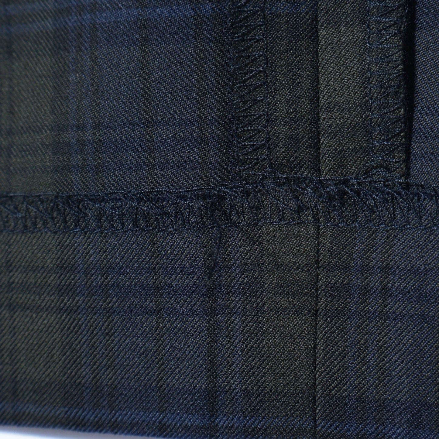 WOOL BLACKWATCH TROUSERS