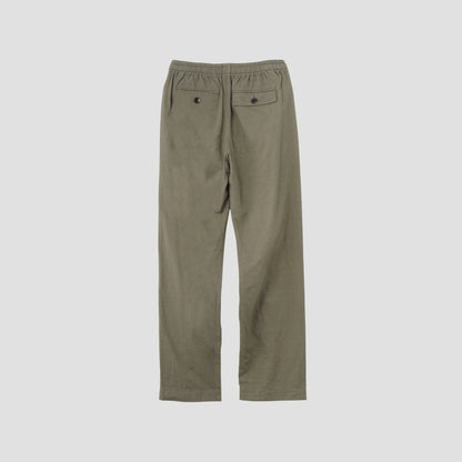 LINEN COTTON TWILL TROUSERS