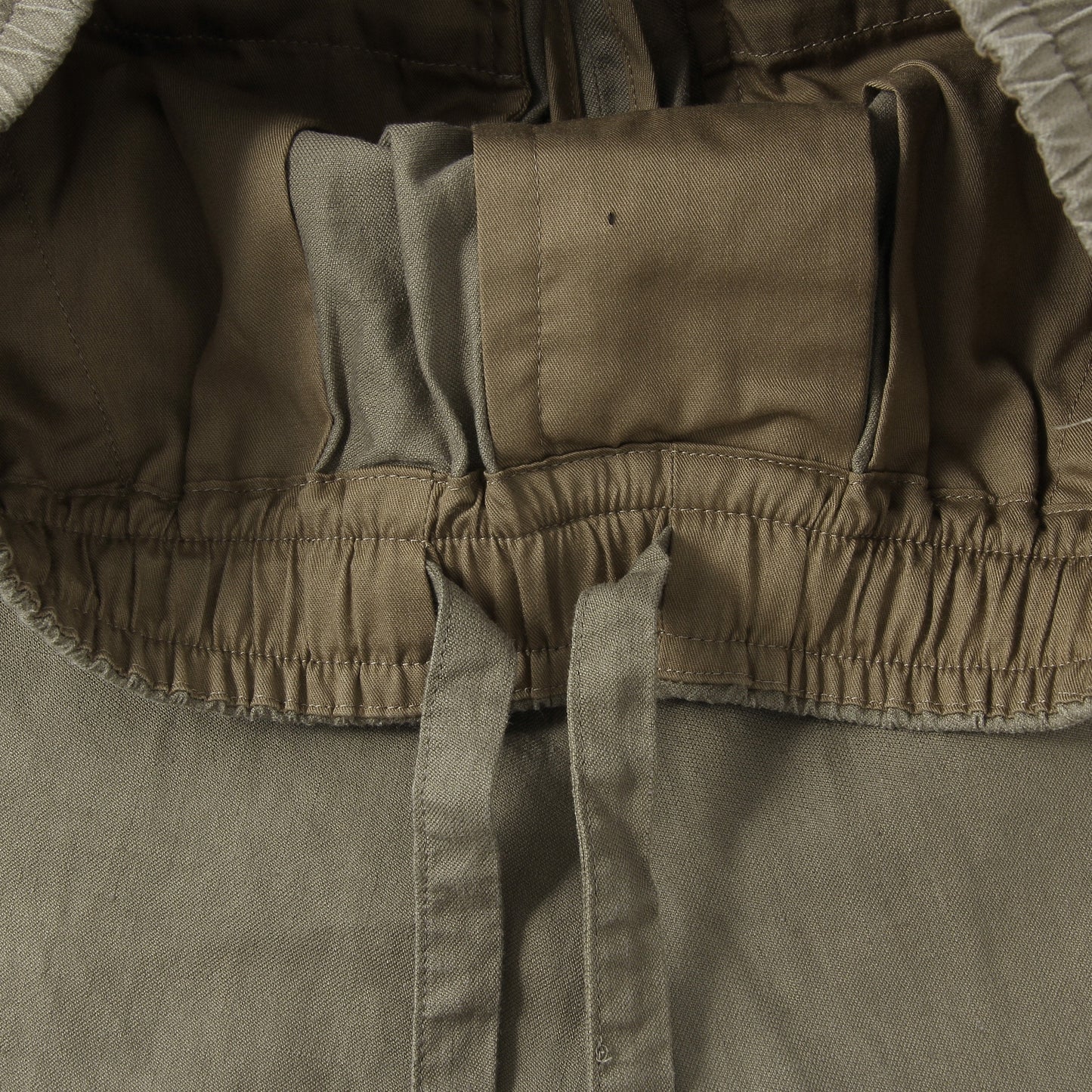 LINEN COTTON TWILL TROUSERS