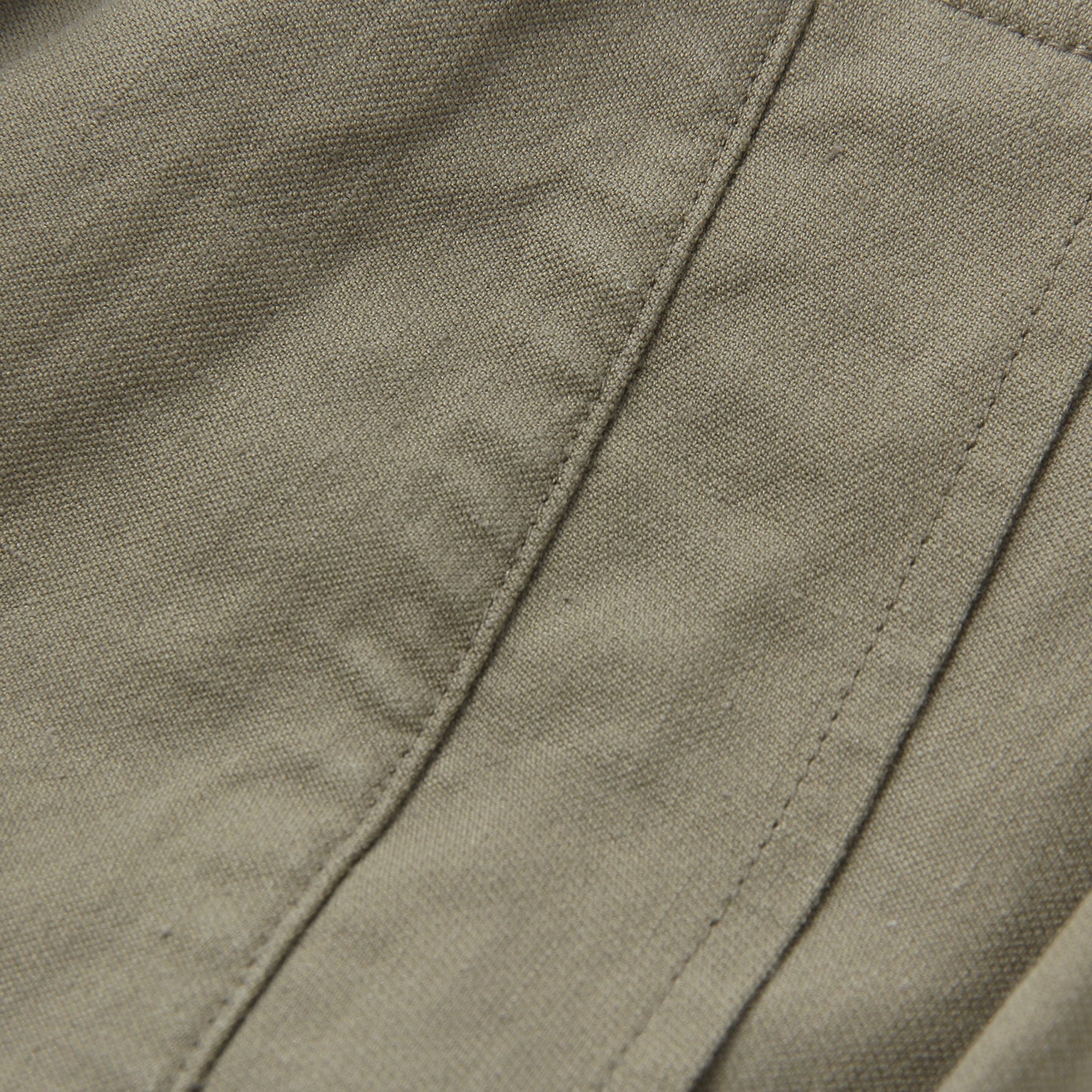 LINEN COTTON TWILL TROUSERS