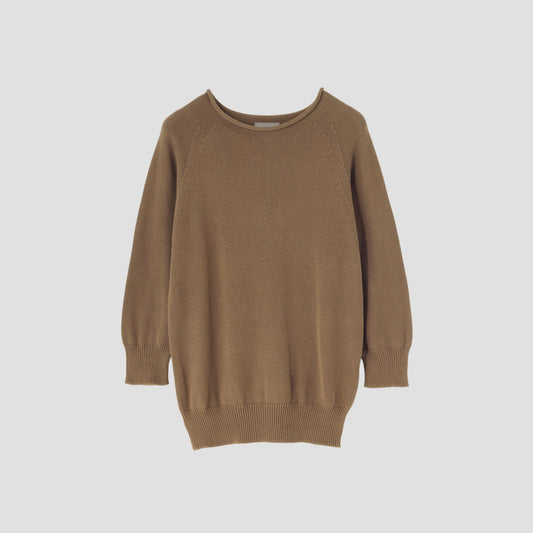 CAST OFF ROLL NECK KNIT