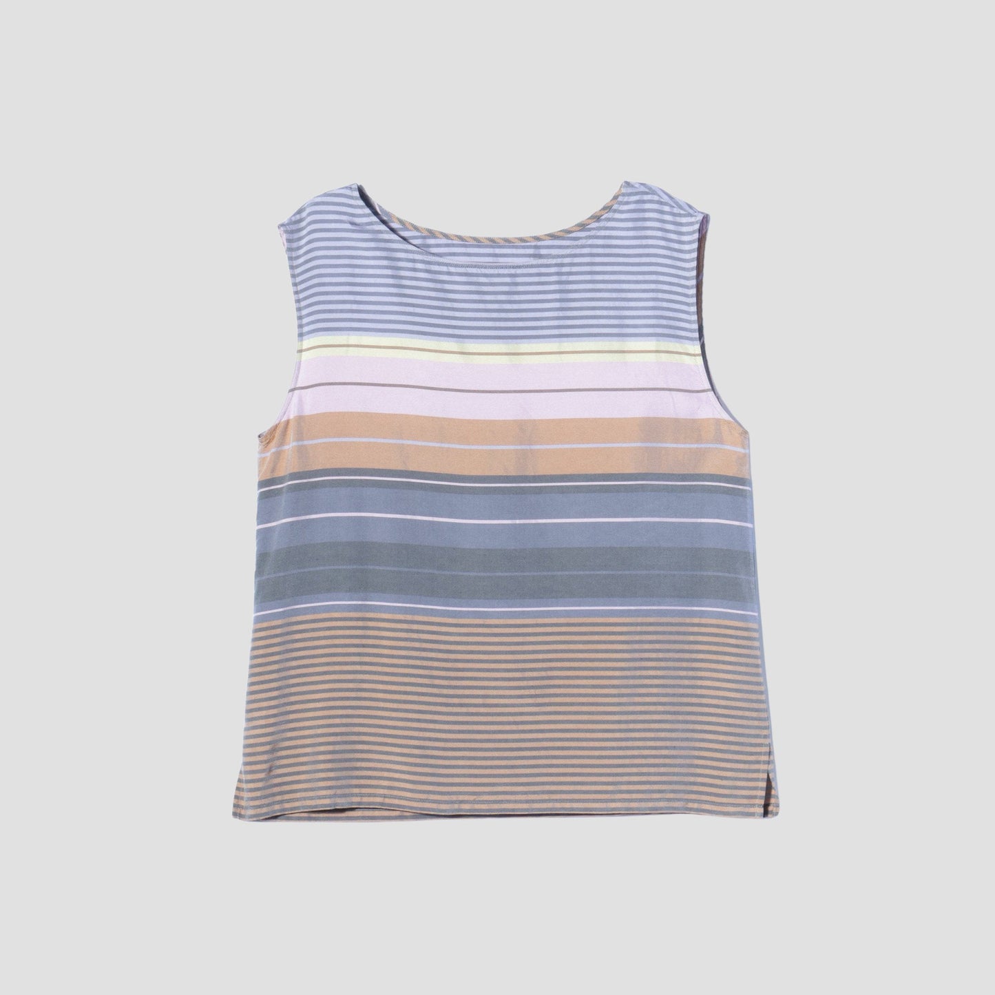 SILK COTTON DECKCHAIR STRIPE SHIRT