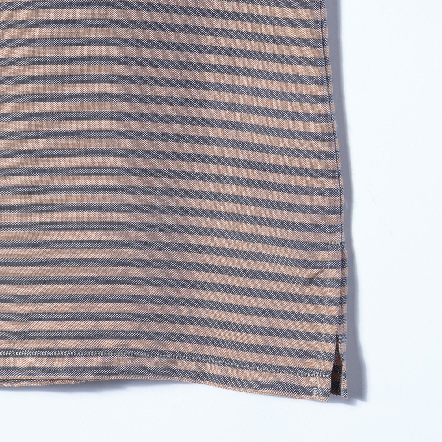 SILK COTTON DECKCHAIR STRIPE SHIRT