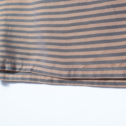 SILK COTTON DECKCHAIR STRIPE SHIRT