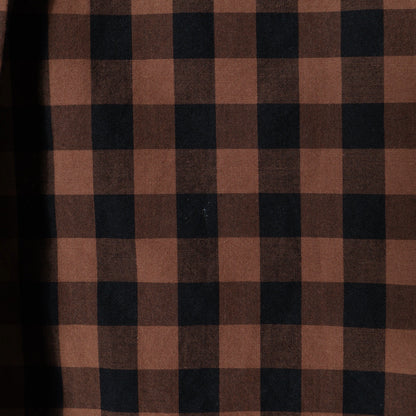 LARGE GINGHAM CHECK COTTON SHIRT
