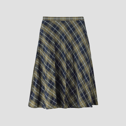 WINDOWPANE CHECK SKIRT