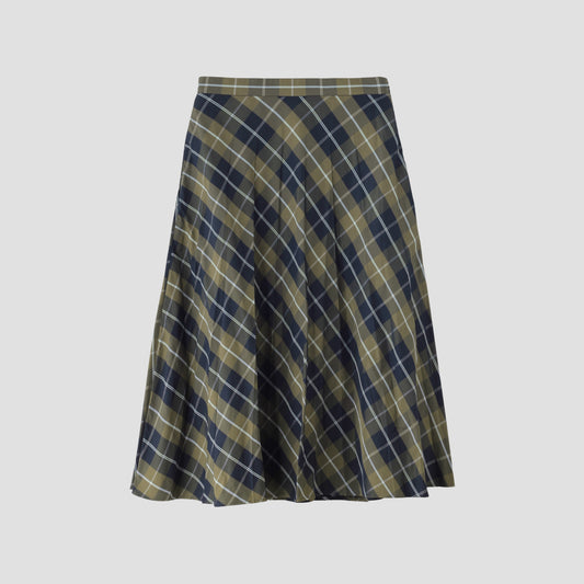 WINDOWPANE CHECK SKIRT