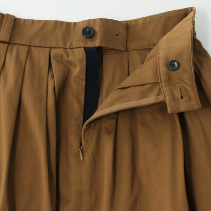 WASHED COTTON SATEEN SKIRT