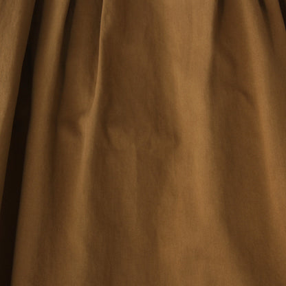 WASHED COTTON SATEEN SKIRT