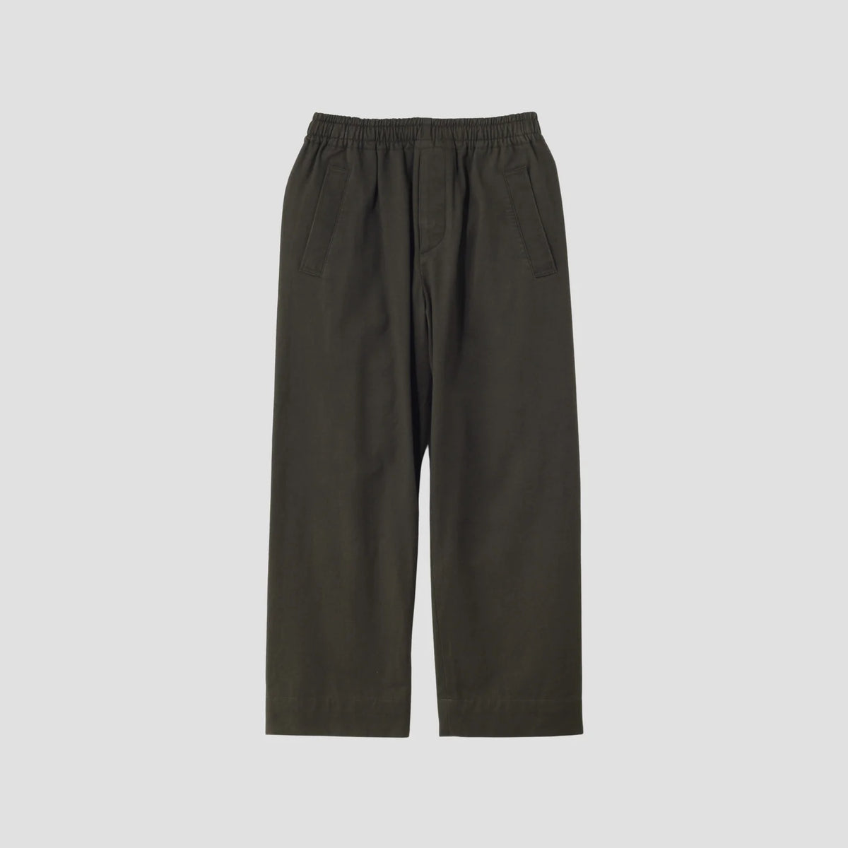 BRUSHED COTTON TWILL TROUSERS