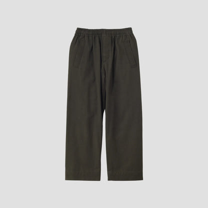 BRUSHED COTTON TWILL TROUSERS