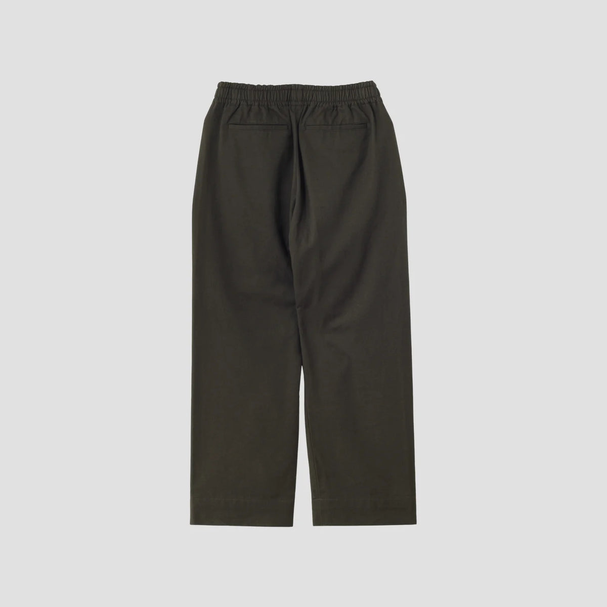 BRUSHED COTTON TWILL TROUSERS