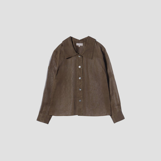 COTTON ORGANZA SHIRT