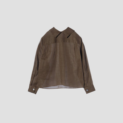 COTTON ORGANZA SHIRT