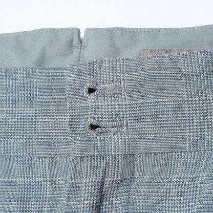 PRINCE OF WALES LINEN TROUSERS