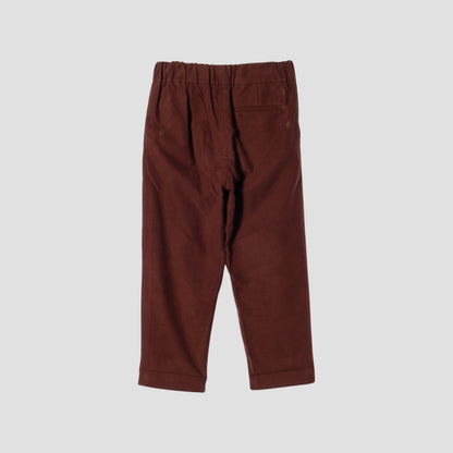 BRUSHED COTTON TWILL TROUSERS