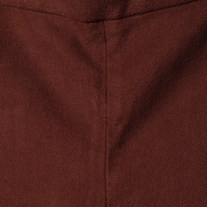 BRUSHED COTTON TWILL TROUSERS