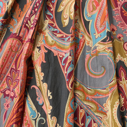 PAISLEY COTTON SHIRTING SKIRT