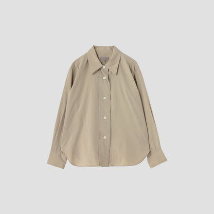 WASHED COTTON SILK SHIRT