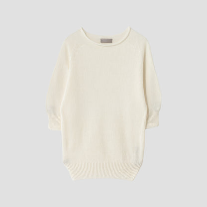 CAST OFF ROLL NECK KNIT