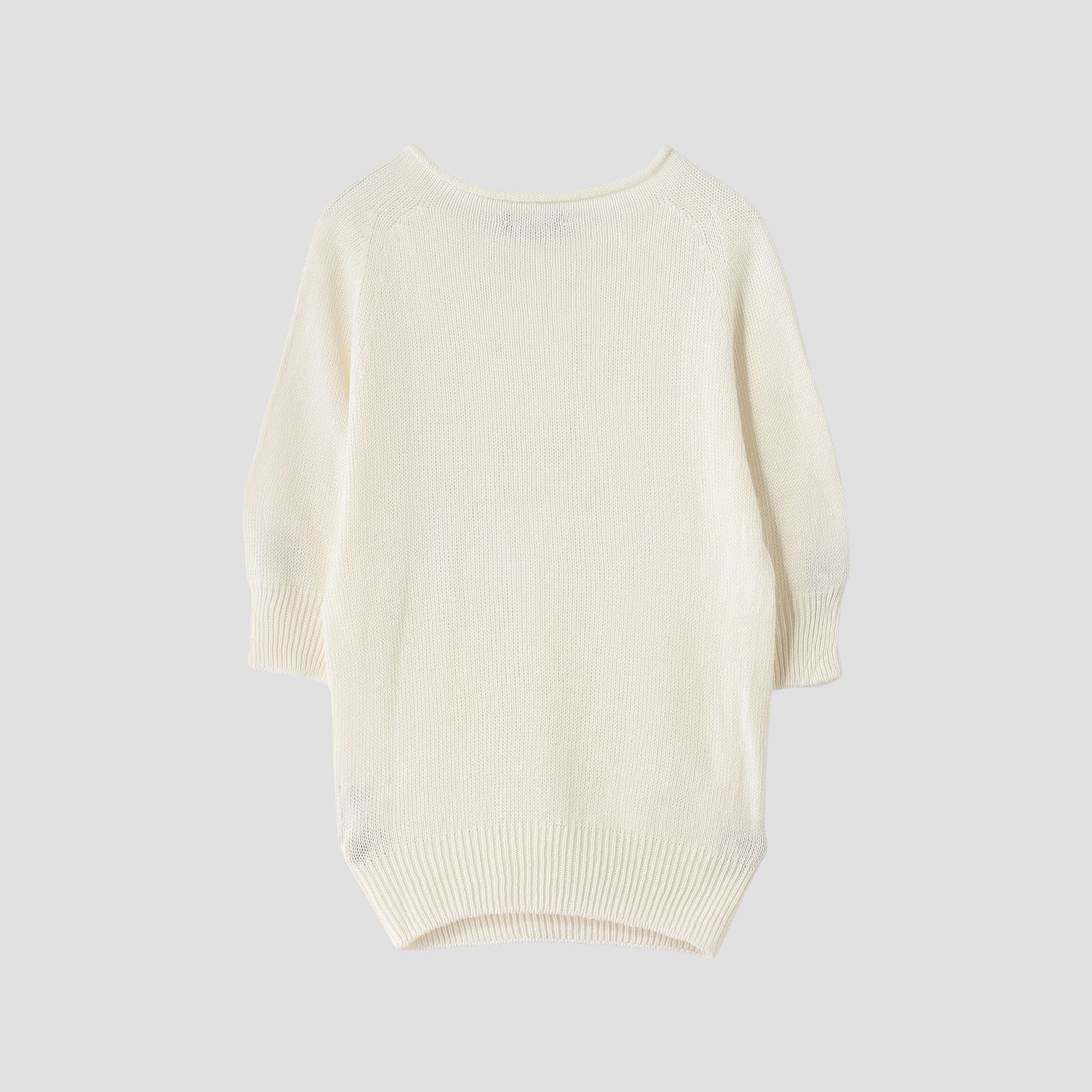 CAST OFF ROLL NECK KNIT