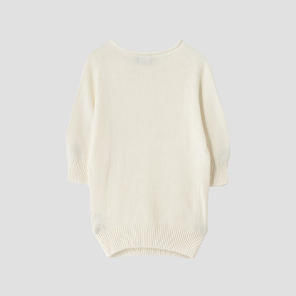 CAST OFF ROLL NECK KNIT