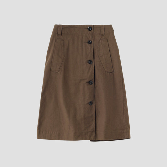 WORKWEAR COTTON TWILL SKIRT