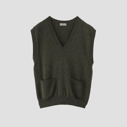 POCKET SLIPOVER KNIT