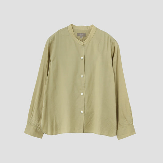 COTTON SILK OXFORD SHIRT